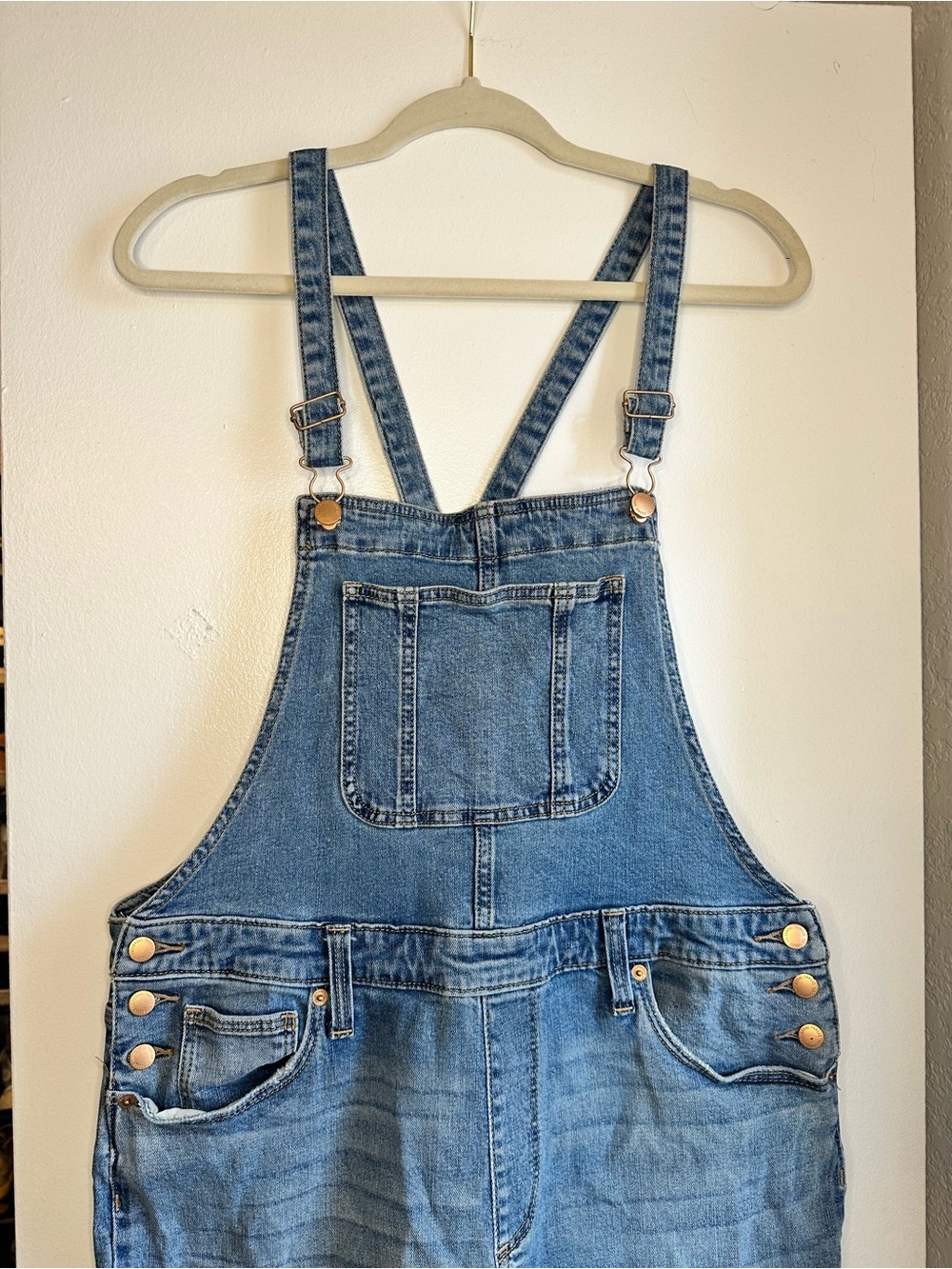 Universal Thread Light Blue Denim overalls
